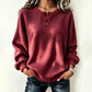 📢📢50%Rabatt!!!🎉✨Lässiges Damen-Sweatshirt aus Waffelstrick