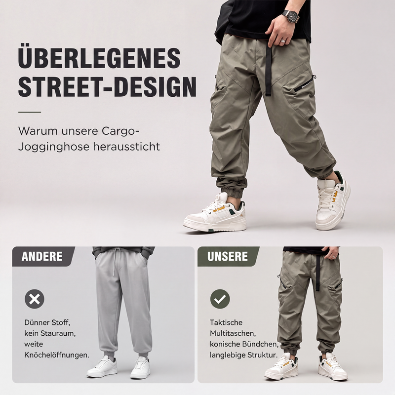 📢📢50%Rabatt!!!🎉🔔 Letzte 100 Stück – solange der Vorrat reicht! Cargo-Hose für Herren, leger, mit mehreren Taschen