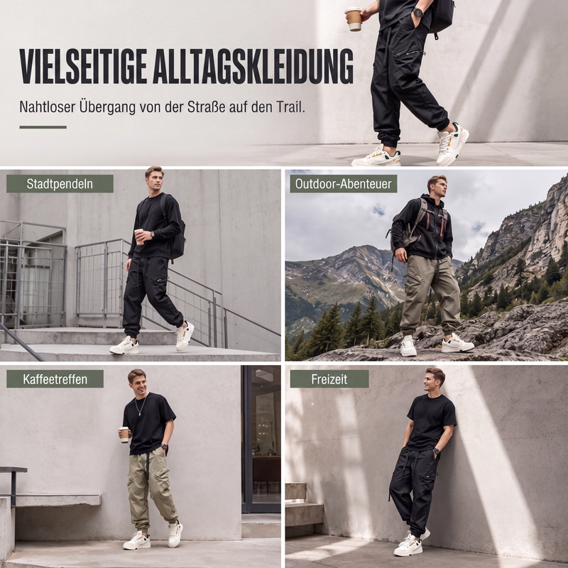 📢📢50%Rabatt!!!🎉🔔 Letzte 100 Stück – solange der Vorrat reicht! Cargo-Hose für Herren, leger, mit mehreren Taschen