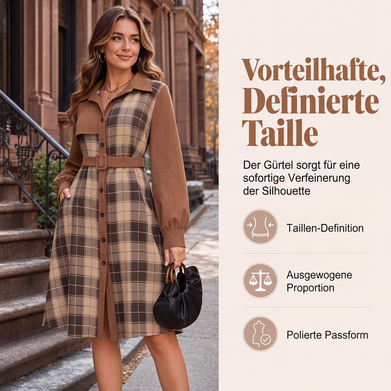 📢📢50%Rabatt!!!🎉✨Retro-Karobluse zum Knöpfen für Damen
