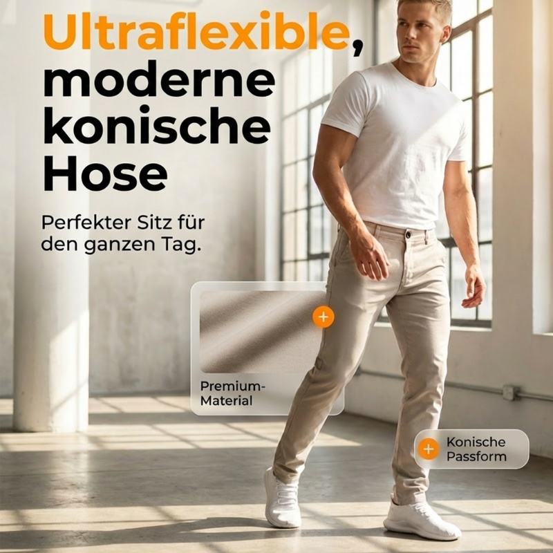 📢📢50%Rabatt!!!🎉✨Moderne Stretch-Hose mit schmalem Bein