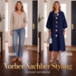 📢📢50%Rabatt!!!🎉🔁 1000+ echte Bewertungen – durchweg positiv! Elegantes Langarm-Strickkleid für Damen