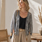 📢📢50%Rabatt!!!🎉✨Locker sitzende Cardigan aus Hohlspitze für Damen