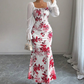 📢📢50%Rabatt!!!🎉✨Elegantes geblümtes ausgestelltes Kleid für Damen