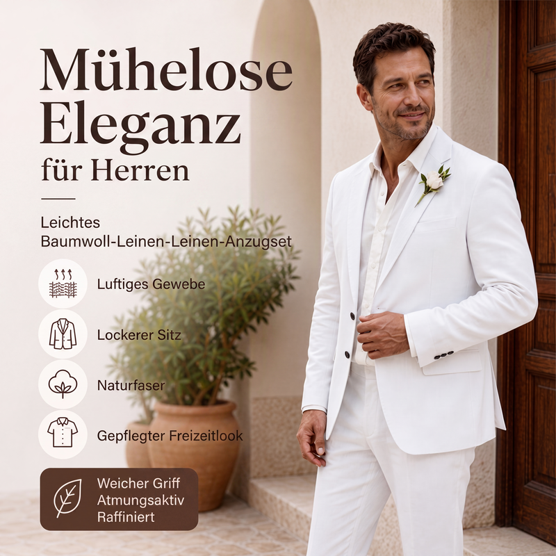 📢📢50%Rabatt!!!🎉✨Klassischer taillierter Zweiknopf-Blazer für Herren