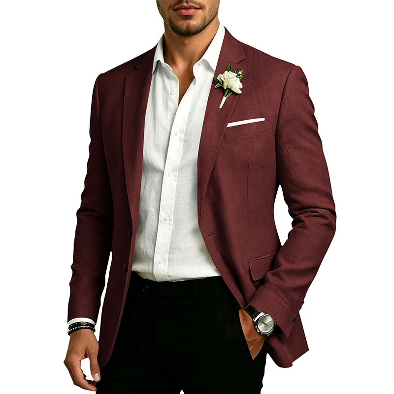 📢📢50%Rabatt!!!🎉✨Klassischer taillierter Zweiknopf-Blazer für Herren