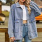 📢📢50%Rabatt!!!🎉✨Klassische übergroße Jeansjacke für Damen