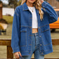 📢📢50%Rabatt!!!🎉✨Klassische übergroße Jeansjacke für Damen