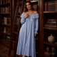 📢📢50%Rabatt!!!🎉✨Lässiges Off-Shoulder-Maxikleid für Damen