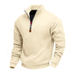 📢📢50%Rabatt!!!🎉✨Herren-Pullover mit Stehkragen und Viertelreißverschluss