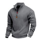 📢📢50%Rabatt!!!🎉✨Herren-Pullover mit Stehkragen und Viertelreißverschluss