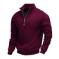 📢📢50%Rabatt!!!🎉✨Herren-Pullover mit Stehkragen und Viertelreißverschluss