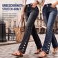 👖 50 % RABATT | Flexible Passform & moderner Slim-Look – Damen Stretch-Jeans mit Knopfdetails