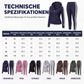 📢🎉50%Rabatt!!!🛍️✨Gestreept Damespak met Capuchon en Rits, Bestaande uit Capuchontrui en Broek