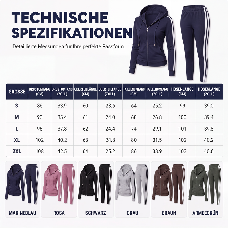 💎🏃 Neuheiten – Stretch-Sport-Set – bequem und schlank