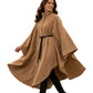 📢🎉50%Rabatt!!!🛍️✨Eleganter Cape-Mantel mit Stehkragen für Damen