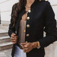 📢📢50%Rabatt!!!💎✨ Bestseller – Goldknopf-Blazer – tailliert und elegant