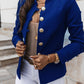 📢📢50%Rabatt!!!💎✨ Bestseller – Goldknopf-Blazer – tailliert und elegant