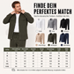📢📢50%Rabatt!!!🎉✨Herren Freizeit Cordjacke und Hose Set