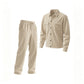 📢📢50%Rabatt!!!🎉✨Herren Freizeit Cordjacke und Hose Set
