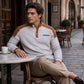 📢📢50%Rabatt!!!🎉✨Waffelstrick-Stehkragen-Sweatshirt für Herren