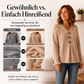 📢📢50%Rabatt!!!🎉✨Damen-Strickpullover mit V-Ausschnitt