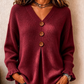 📢📢50%Rabatt!!!🎉✨Damen-Strickpullover mit V-Ausschnitt