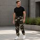 📢📢50%Rabatt!!!🎉✨Cargohose für Herren mit Camouflage-Muster und Kordelzug, geeignet für sportliche Aktivitäten