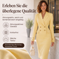 👗 50 % RABATT | Eleganter Blazer-Look & feminine Silhouette – Damen Zweireiher-Blazerkleid
