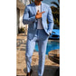 👔 50 % RABATT | Gepflegter Business-Look & flexibler Tragekomfort – Herren 2-teiliges Stretch-Anzug-Set