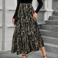 📢📢50%Rabatt!!!🎉✨Damen Maxikleid im A-Linien-Schnitt mit Blumenmuster und langen Ärmeln