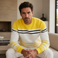 📢📢50%Rabatt!!!🎉💞 Über 100.000 verkauft – der beliebteste Hit – jetzt zum halben Preis ！Gestreiftes Colorblock-Langarm-Sweatshirt für Herren