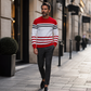 📢📢50%Rabatt!!!🎉💞 Über 100.000 verkauft – der beliebteste Hit – jetzt zum halben Preis ！Gestreiftes Colorblock-Langarm-Sweatshirt für Herren
