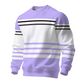 📢📢50%Rabatt!!!🎉💞 Über 100.000 verkauft – der beliebteste Hit – jetzt zum halben Preis ！Gestreiftes Colorblock-Langarm-Sweatshirt für Herren