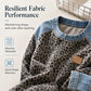 📢📢50% Rabatt!!! 🎉✨ Damen-Sweatshirt mit Leopardenmuster & Rundhalsausschnitt