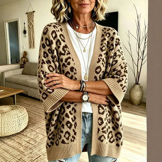 📢📢50%Rabatt!!!🎉🔥 Bestseller – Leopardenmuster-Jacke – perfekt für Alltag