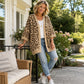 📢📢50%Rabatt!!!🎉🔥 Bestseller – Leopardenmuster-Jacke – perfekt für Alltag