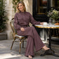 📢📢50%Rabatt!!!💎✨ Top-bewertet – Set mit Jacke und weiter Hose – zeitlos und praktisch