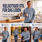 📢📢50%Rabatt!!!🎉✨Langarm-T-Shirt für Herren, lockere Passform