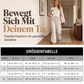 📢📢50%Rabatt!!!🎉⌛ Nur solange Vorrat reicht – danach regulärer Preis! Damen-Hosen mit hoher Taille, weitem Bein und Kordelzug