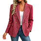 📢📢50%Rabatt!!!🎉✨Zweireihiger Freizeitblazer für Damen