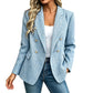 📢📢50%Rabatt!!!🎉✨Zweireihiger Freizeitblazer für Damen