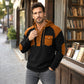 📢📢50%Rabatt!!!🎉🏃‍♀️ Es wird im Akkord weggeschnappt – zögern Sie nicht! Legere Kapuzen-Sweatshirt aus Waffelstrick für Herren