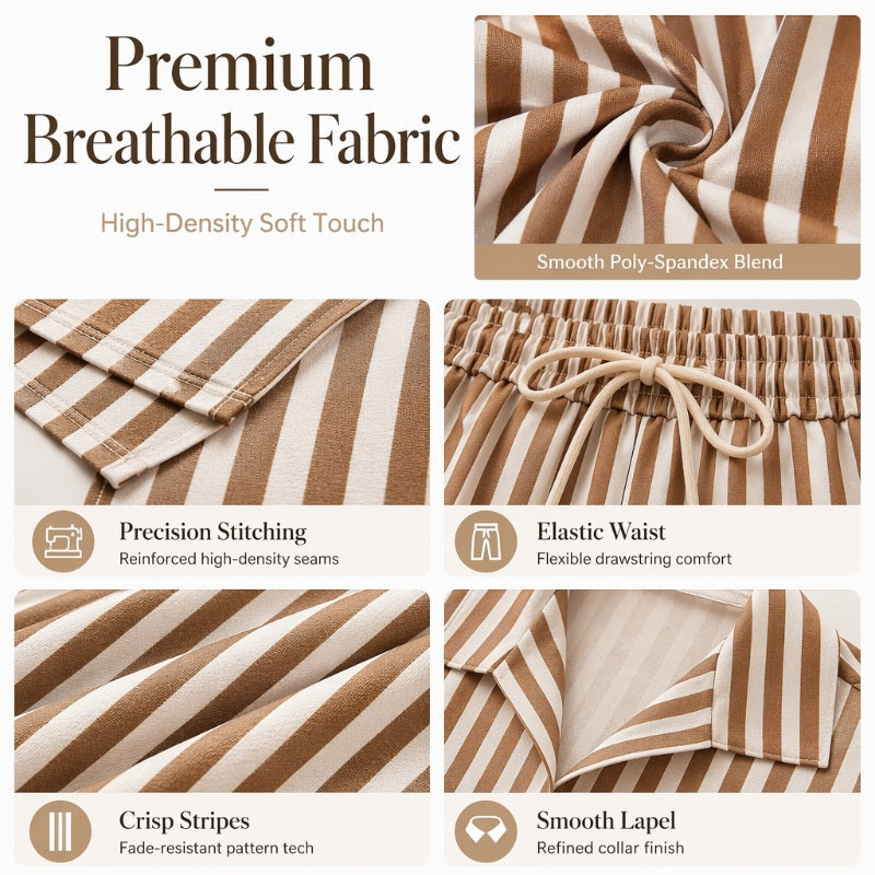 📢📢50%Rabatt!!!🎉✨ 2-teiliges Set – gestreiftes Oberteil & Hose – weicher Stoff, elastischer Bund & vielseitig kombinierbar – einzeln oder zusammen tragbar – für jeden Anlass geeignet | Jetzt shoppen