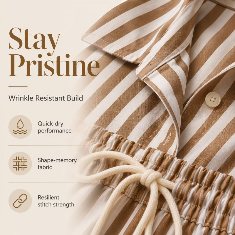 📢📢50%Rabatt!!!🎉✨ 2-teiliges Set – gestreiftes Oberteil & Hose – weicher Stoff, elastischer Bund & vielseitig kombinierbar – einzeln oder zusammen tragbar – für jeden Anlass geeignet | Jetzt shoppen