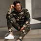 📢📢50%Rabatt!!!🎉✨Warmer Hoodie- und Hosenanzug für Herren mit Camouflage-Muster