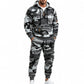 📢📢50%Rabatt!!!🎉✨Warmer Hoodie- und Hosenanzug für Herren mit Camouflage-Muster