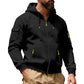 📢📢50%Rabatt!!!🎉✨Herren-Cargo-Jacke mit durchgehendem Reißverschluss und Kapuze