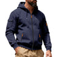 📢📢50%Rabatt!!!🎉✨Herren-Cargo-Jacke mit durchgehendem Reißverschluss und Kapuze