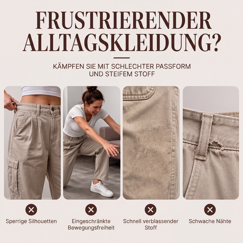 📢📢50%Rabatt!!!🎉👖Bestseller – Gerade-Weite-Hose – vielseitig und stylisch